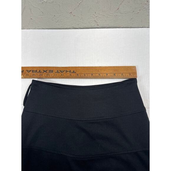 Linea Domani Womens Black Skirt Zip Up Waist Tiered Stretch Size 2 - Picture 4 of 5